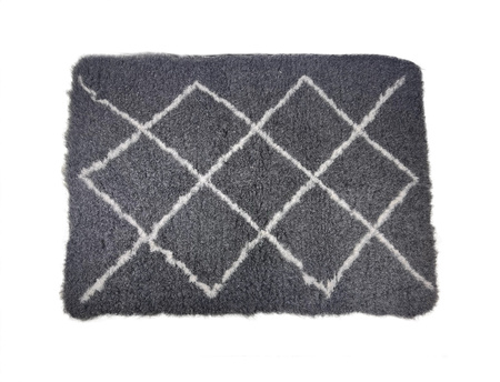 ZOLUX Dry bed posłanie izolujące dla psa wzór berberyjski 50x70 cm grafit