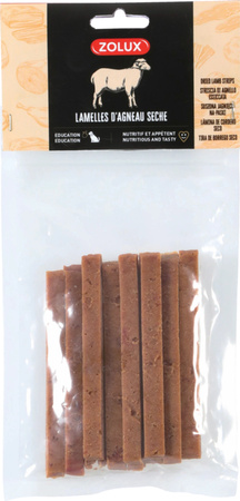 ZOLUX Przysmak naturalny dla psa Paski z suszonej jagnięciny 100 g