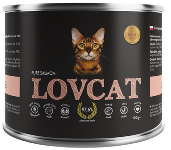 Lovcat Pure Salmon puszka 185g