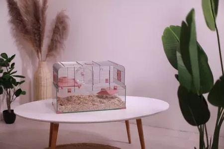 ZOLUX Klatka dla małych gryzoni Panas Colour 80 kol. różowy