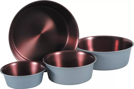 ZOLUX Miska dla psa COPPER 1,1 l szaro stalowo miedziana