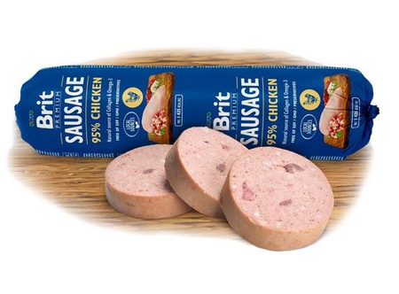 BRIT PREMIUM SAUSAGE 800g CHICKEN /12