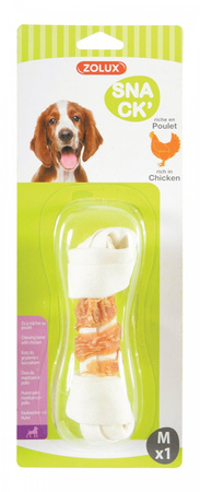 Zolux Przysmak dla psa kość z kurczakiem M