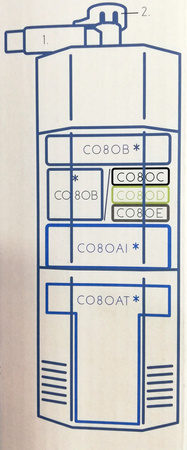 ZOLUX Filtr wewnętrzny do akwarium AQUAYA Corner 120