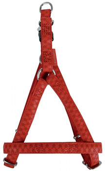 ZOLUX Szelki dla psa regulowane Mac Leather XS 10mm - kol. czerwony