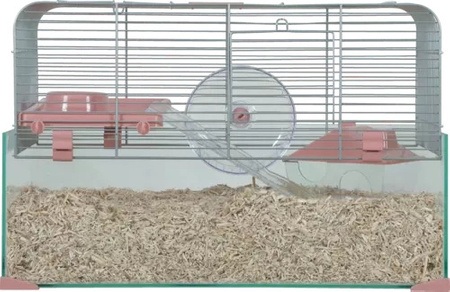 ZOLUX Klatka dla małych gryzoni Panas Colour 50 kol. różowy