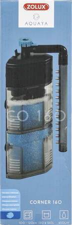 ZOLUX Filtr wewnętrzny do akwarium AQUAYA Corner 160