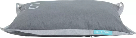 *- ZOLUX Poducha ze zdejmowanym pokrowcem IN and OUT 90 cm kol. szary