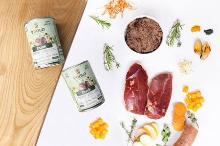 YDOLO Duck - kaczka - mokra karma dla psa (400g)