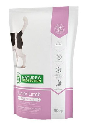 NATURES PROTECTION PIES  500g  JUNIOR     LAMB all breeds      /10
