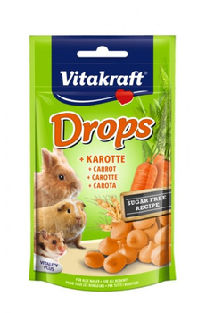 VITAKRAFT DROPSY KRÓLIK MARCHEWKA 75g  /9