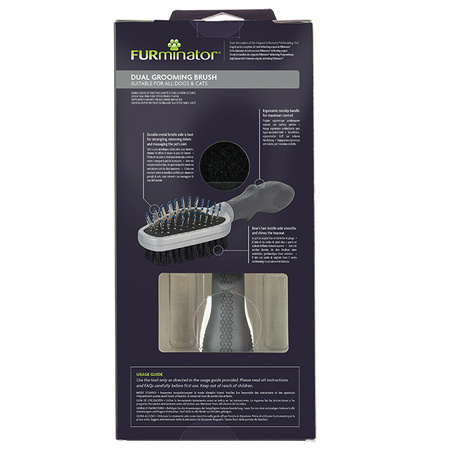 FURMINATOR Szczotka dwustronna dla psa