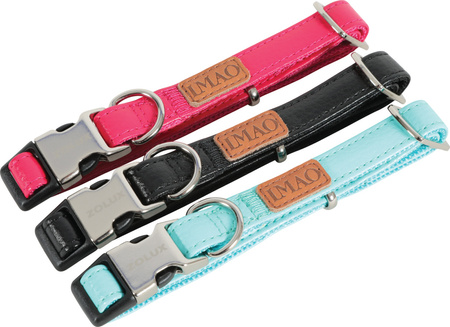 ZOLUX Obroża dla psa wytrzymała IMAO PICCADILLY 15 mm kol. fuksja