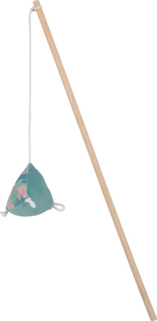 ZOLUX Zabawka dla kota wędka piramidka, liście ETHICAT 40 cm