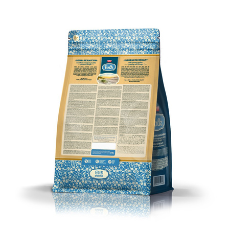 Karma sucha dla psa FOLK M&L Kaszubska specjalność rybna z dod. aromat. jabłek, pietruszki i lubczyku 3 kg