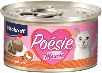 VITAKRAFT KOT 85g pusz. POESIE KACZKA  mus /12