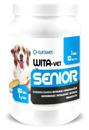 Wita-Vet pies senior 80tabl.