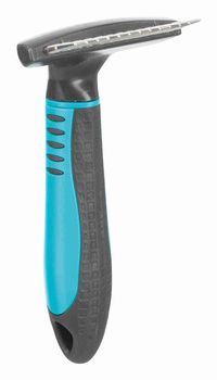 TX-23791 ZGRZEBŁO METAL OBROTOWE DŁ.WŁOS  2cm/7x14cm   /3