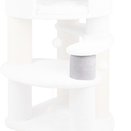 Słupek ze śrubą do 44664, 15 × 15 cm, biały