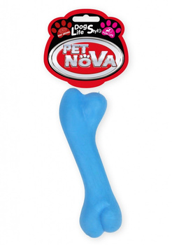 PET NOVA TPR BONE BLUE 12cm   /10