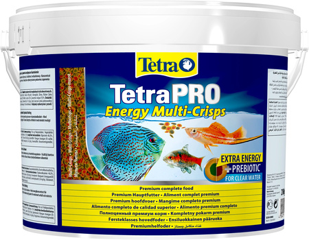 TETRA Pro Energy Mutli-Crisps 10 L wiadro pokarm chrupki dla ryb ozdobnych
