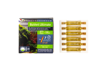 Prodibio Biovert Ultimate 30 ampułek zdrowy wzrost roślin akw. słodkowodne