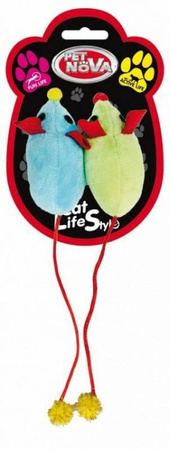 PET NOVA CAT MYSZKI PLUSZOWE 2szt. /12