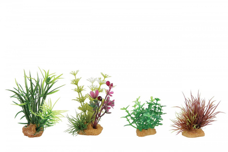 ZOLUX Ozdoba do akwarium rośliny mix x 4 szt. zestaw 4