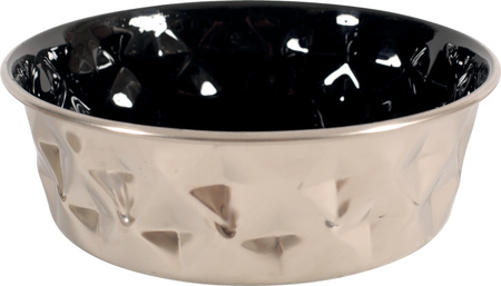Zolux Miska dla psa Inox DIAMOND 1,8 l kol. czarny