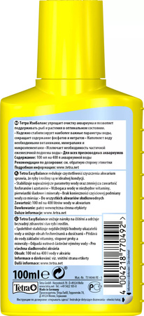 TETRA EasyBalance 100 ml uzdatniacz w płynie stabilizujący parametry wody