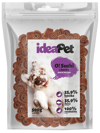IdeaPet Sushi z kaczką 500g