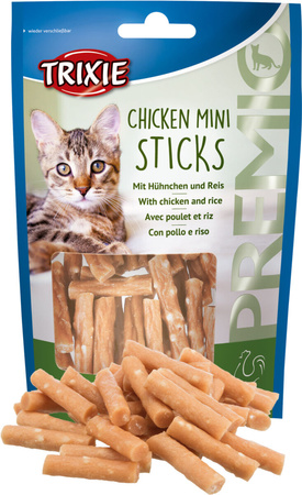 TX-42708 PREMIO KOT MINI STICKS KUR/RYŻ  50g /12