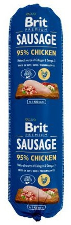 BRIT PREMIUM SAUSAGE 800g CHICKEN /12