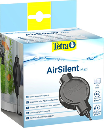 TETRA AirSilent Maxi, ultra cicha pompa powietrzna do akwarium 40 - 80 l