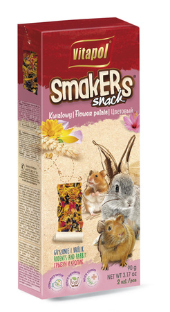 Vitapol Smakers dla gryzoni - kwiatowy 2szt [1152]