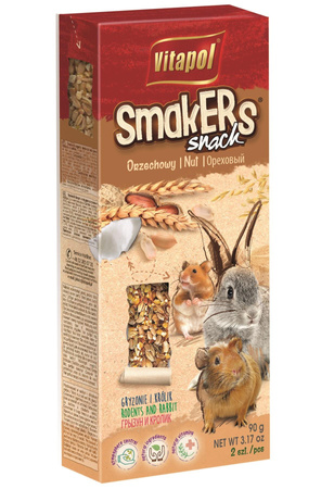 Vitapol Smakers dla gryzoni - orzechowy 2szt [1106]