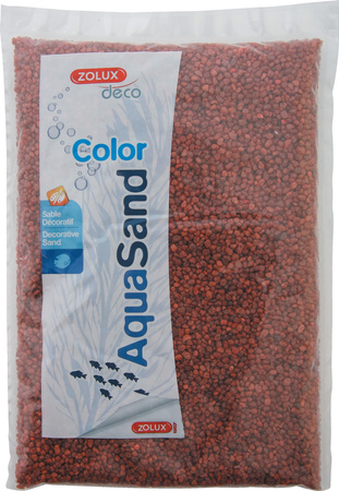 Zolux Żwirek do akwarium Aquasand Color czerwień baskijska 1 kg