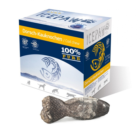 ICEPAW Dorsch - Kauknochen- gryzaki z dorsza dla psów