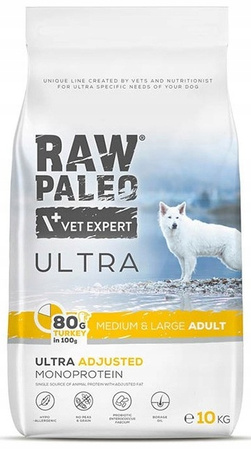  Raw Paleo Ultra Turkey Medium & Large Adult 10 kg