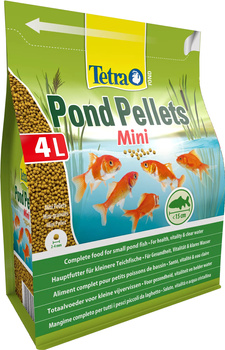 TETRA Pond Pellets Mini 4 L Pokarm dla ryb stawowych w oczku wodnym minigranulki