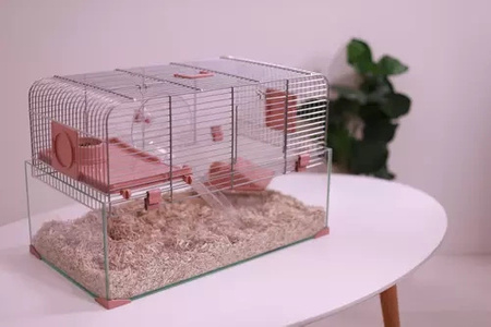 ZOLUX Klatka dla małych gryzoni Panas Colour 80 kol. różowy