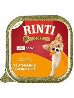 RINTI GOLD tacka 100g MINI INDYK KRÓLIK /16