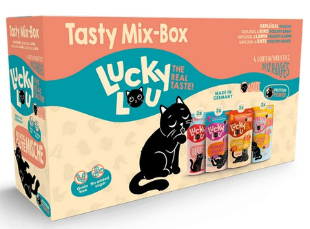 Lucky Lou Lifestage Adult Tasty Mix-Box saszetki 12x125g