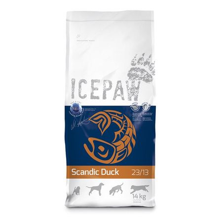 ICEPAW Scandic duck dzika kaczka karma dla dorosłych psów (14 kg)