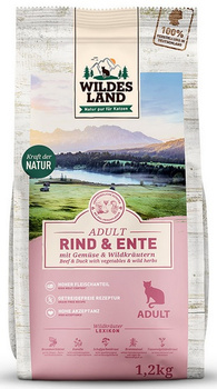Wildes Land Cat Classic Adult Rind & Ente 1,2kg