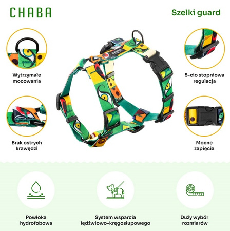 CHABA Szelki Guard Story III XL 3,0cm Jumbo