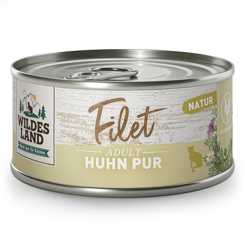 WILDES LAND CAT Huhn Pur Filet - filety z kurczaka (80g)