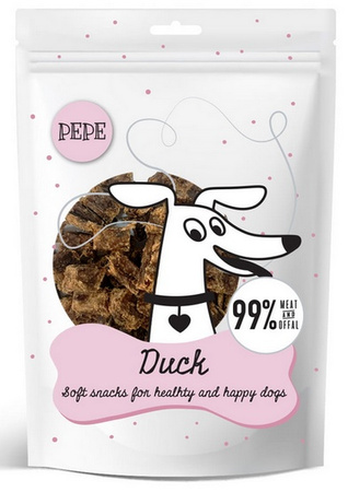 Paka Zwierzaka PEPE Mini Chunkies Duck (kaczka) 70g