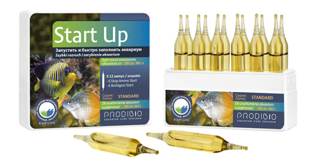 Prodibio Start Up 12 ampułek filtracja wody akwarium morskie i słodkowodne