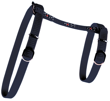 Zolux Szelki dla kota "Night Fish" 10 mm kol. czarny